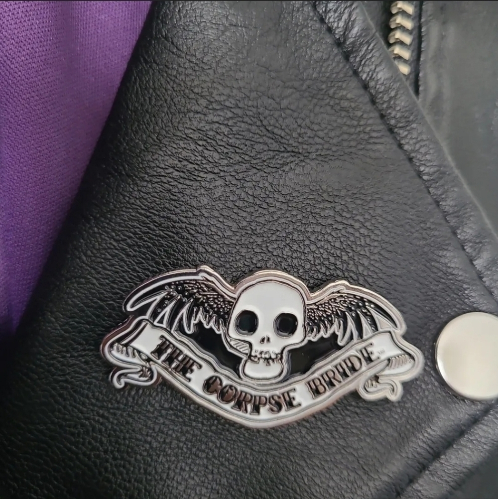 Corpse Bride X Unique Vintage Black Vegan Leather Jacket, Size 2X. NWT - Picture 7 of 9
